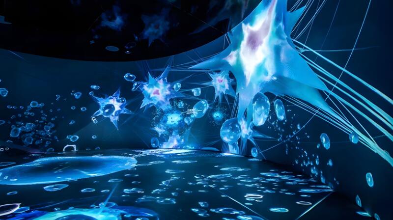 四川數(shù)字展廳投影互動的制作要注意什么?