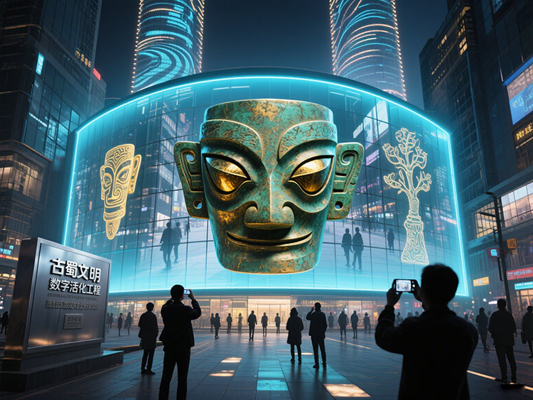 三星堆+LED:成都如何用大屏“復活”千年文明|成都LED顯示屏